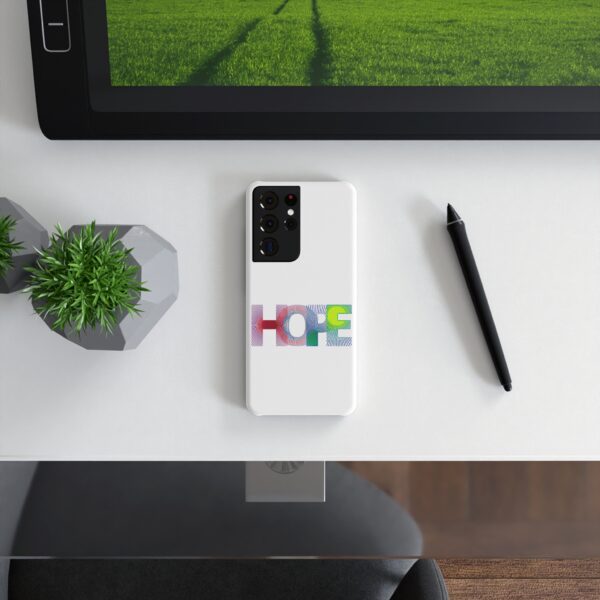 Rainbow Designs "HOPE" On Slim Snap Case For Samsung Galaxy S 21 Plus - Image 6