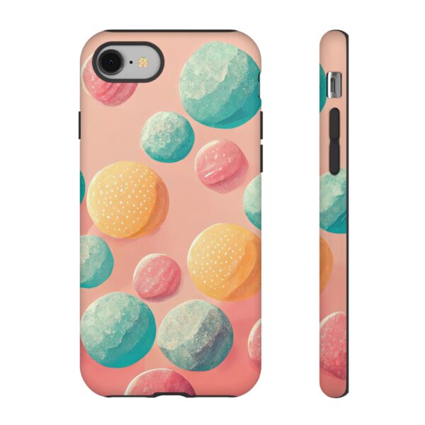 Rainbow Designs Pink Bubble On Tough Cases Custom Phone Cases For iPhone Google Pixel and Samsung Series - Image 2