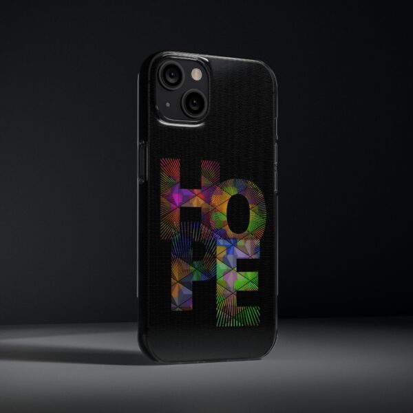 Rainbow Designs "HOPE" On Soft Phone Cases For iPhone - Image 4