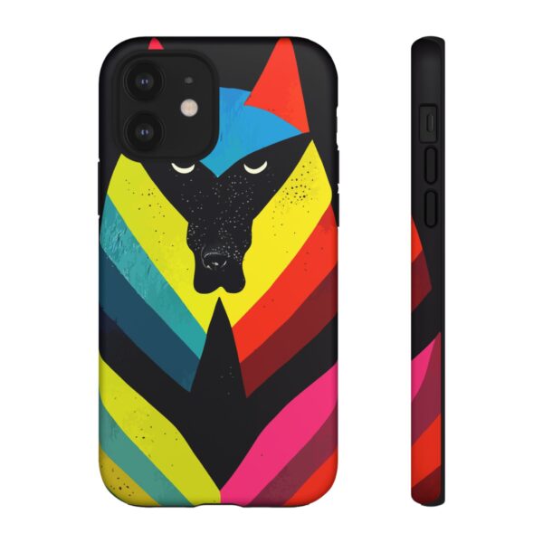 Rainbow Designs Wolf Head On Tough Cases Custom Phone Cases For iPhone Google Pixel and Samsung Series. - Image 34