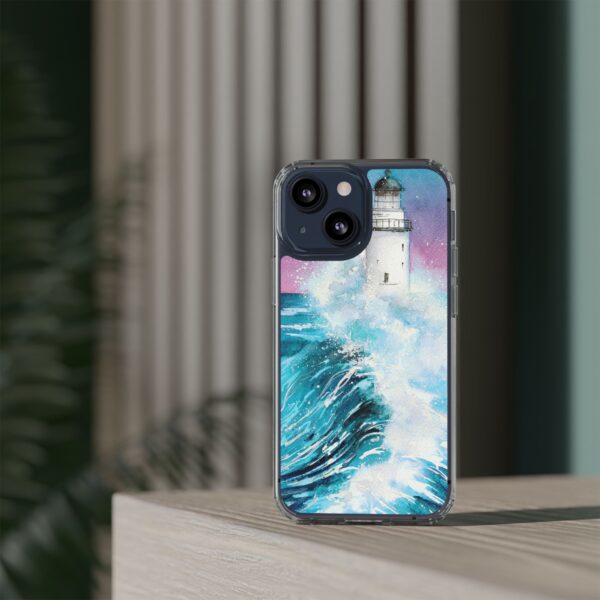 Crashing Waves Clear Case 🌊 for the enchanting iPhone 14! 📱✨ - Image 6