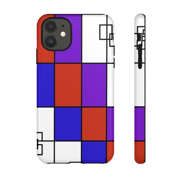 Rainbow Designs Mondrian Art On Tough Cases Custom Phone Cases For iPhone Google Pixel and Samsung Series - Image 19