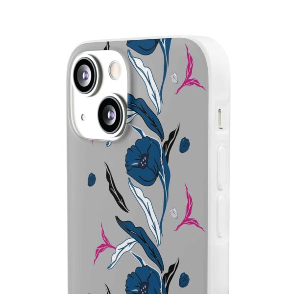 Rainbow Designs Blue Poppies On Flexi Cases Custom Phone Cases For iPhone and Samsung Series - Image 131