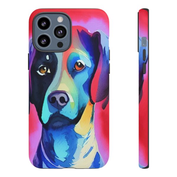 Rainbow Designs Dog Portrait On Tough Cases Custom Phone Cases For iPhone Google Pixel and Samsung Series - Image 53