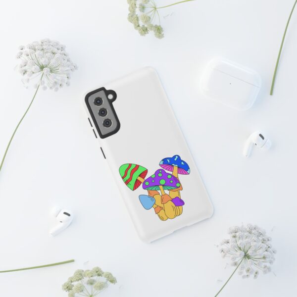 Rainbow Designs Mushrooms On Tough Cases Custom Phone Cases For iPhone and Samsung Series. - Image 62