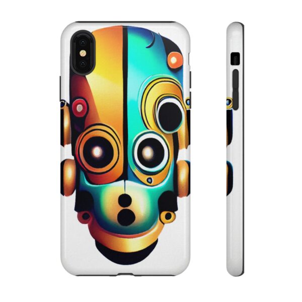 Rainbow Designs Robot On Tough Cases Custom Phone Cases For iPhone Google Pixel and Samsung Series - Image 11