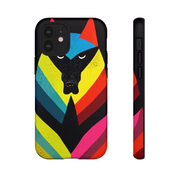 Rainbow Designs Wolf Head On Tough Cases Custom Phone Cases For iPhone Google Pixel and Samsung Series. - Image 32