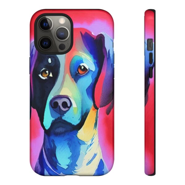 Rainbow Designs Dog Portrait On Tough Cases Custom Phone Cases For iPhone Google Pixel and Samsung Series - Image 37