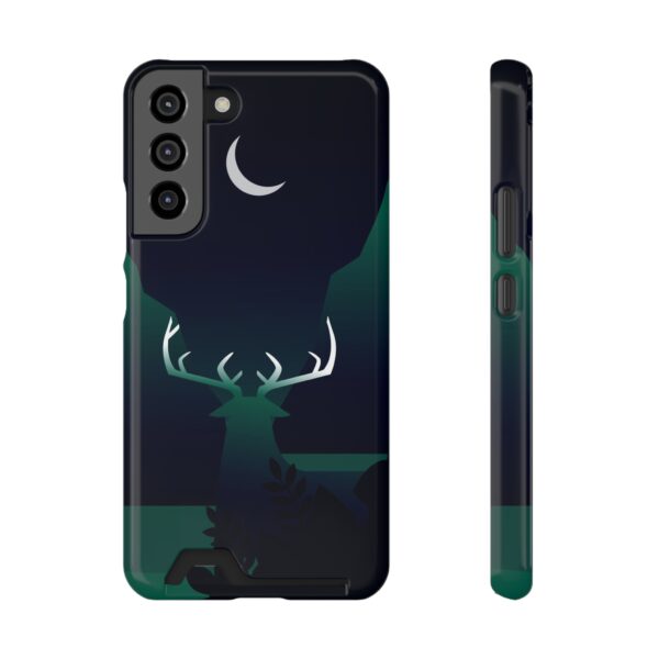 Rainbow Designs Deer On Phone Case With Card Holder Custom Phone Case For iPhone and Samsung - Image 9