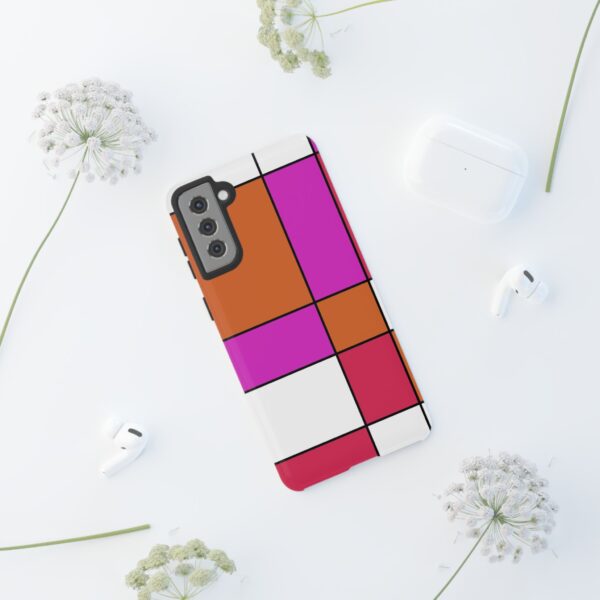 Rainbow Designs Mondrian Art On Tough Cases Custom Phone Cases For iPhone Google Pixel and Samsung Series - Image 60