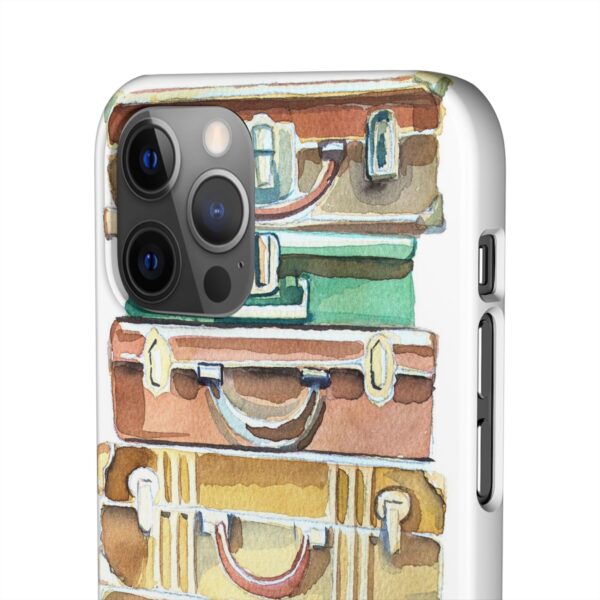 Suitcases stack Snap Cases Custom Phone Cases For Samsung Google Pixel and iPhone Lines - Image 80