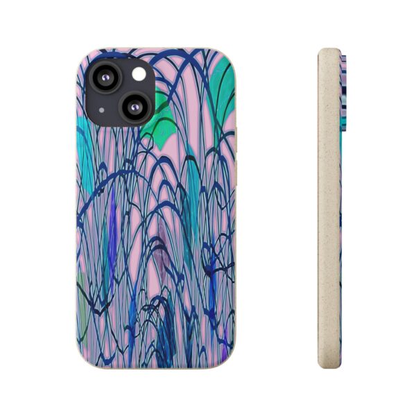 Curved Striped Pattern Biodegradable Cases For IPhone & Samsung  🌿 - Image 73