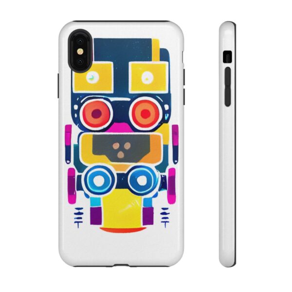 Rainbow Designs Robot On Tough Cases Custom Phone Cases For iPhone Google Pixel and Samsung Series - Image 11