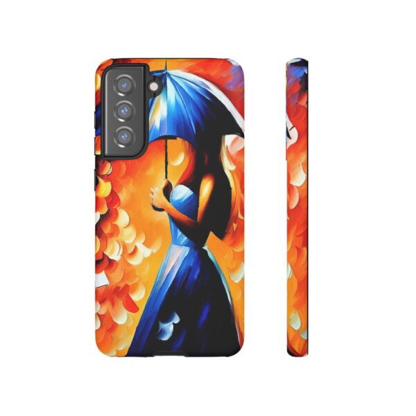 Rainbow Designs Woman With Umbrella On Tough Cases Custom Phone Case For iPhone and Samsung Series - Image 81