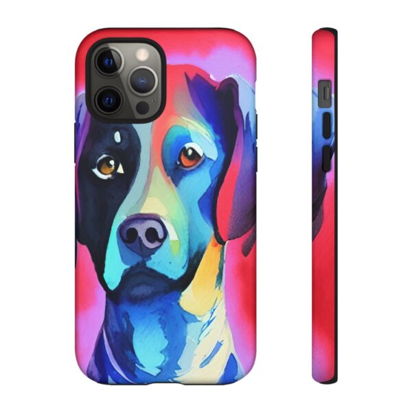 Rainbow Designs Dog Portrait On Tough Cases Custom Phone Cases For iPhone Google Pixel and Samsung Series - Image 36