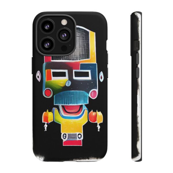 Rainbow Designs Robot On Tough Cases Custom Phone Cases For iPhone Google Pixel and Samsung Series - Image 49