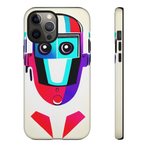 Rainbow Designs Robot On Tough Cases Custom Phone Cases For iPhone Google Pixel and Samsung Series - Image 38