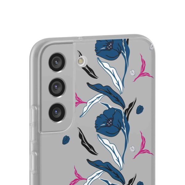 Rainbow Designs Blue Poppies On Flexi Cases Custom Phone Cases For iPhone and Samsung Series - Image 181