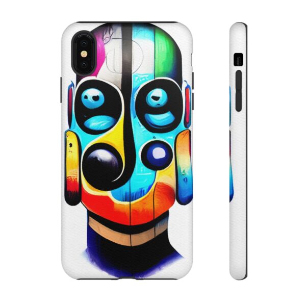 Rainbow Designs Robot On Tough Cases Custom Phone Cases For iPhone Google Pixel and Samsung Series - Image 12