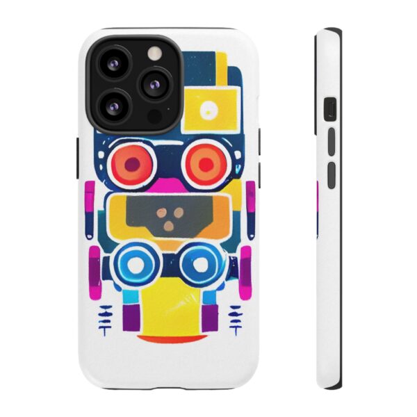 Rainbow Designs Robot On Tough Cases Custom Phone Cases For iPhone Google Pixel and Samsung Series - Image 49