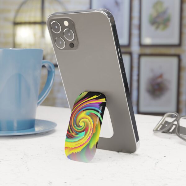 Rainbow Designs On Phone Click-On Grip For Custom Phone Case - Image 2