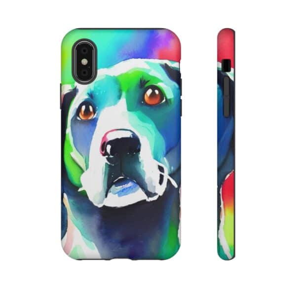 Dog Portrait On Tough Cases Custom Phone Cases For iPhone Google Pixel and Samsung Series - Image 6