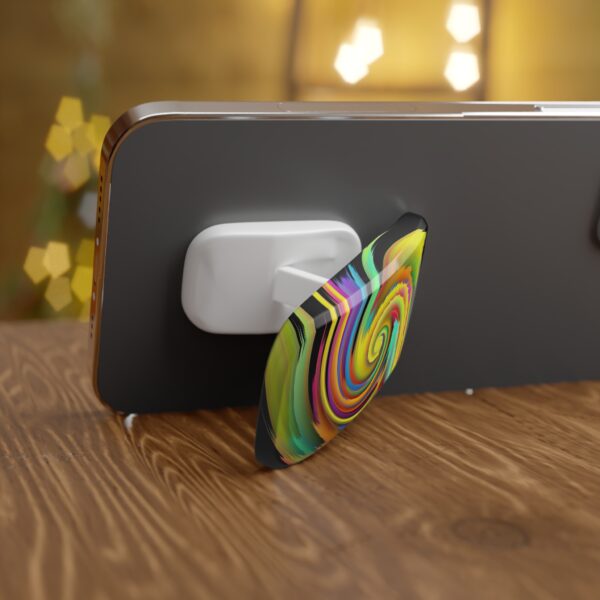 Rainbow Designs On Phone Click-On Grip For Custom Phone Case - Image 3