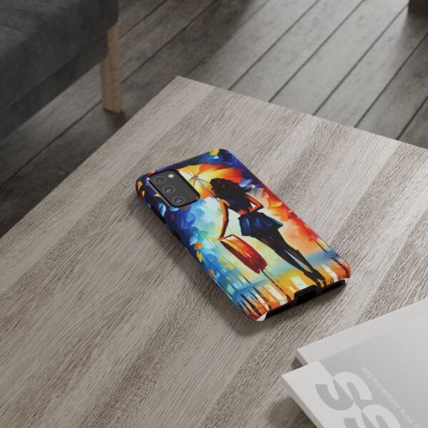 Rainbow Designs Woman With Umbrella On Tough Cases Custom Phone Case For iPhone and Samsung Series - Image 76