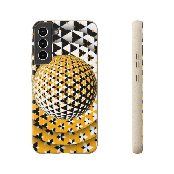 Yellow Gold Sphere Biodegradable Cases For iPhone and Samsung - Image 153