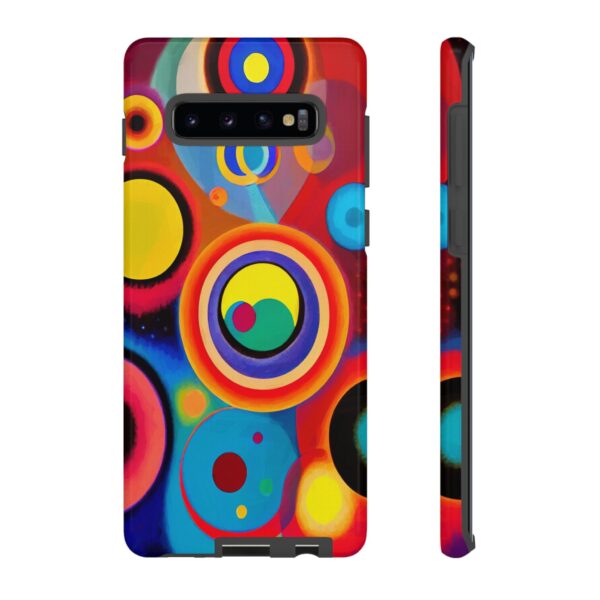 Rainbow Designs Circles in Circles On Tough Cases Custom Phone Cases For iPhone Google Pixel and Samsung Series - Image 15