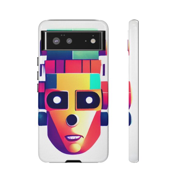 Rainbow Designs Robot On Tough Cases Custom Phone Cases For iPhone Google Pixel and Samsung Series - Image 71