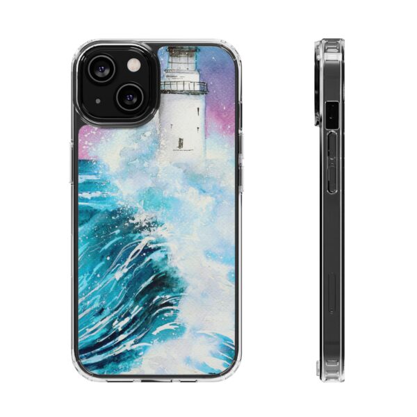 Crashing Waves Clear Case 🌊 for the enchanting iPhone 14! 📱✨ - Image 52