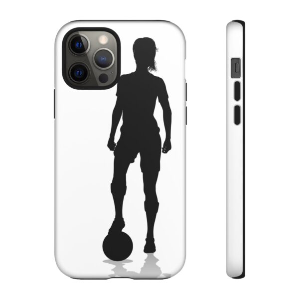 Silhouette Football Player Women Tough Cases Custom Phone Cases For iPhone Google Pixel and Samsung Series - Image 30