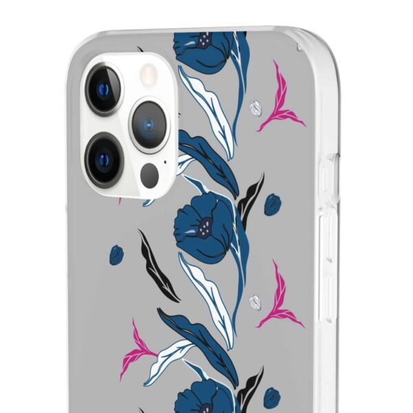 Rainbow Designs Blue Poppies On Flexi Cases Custom Phone Cases For iPhone and Samsung Series - Image 53