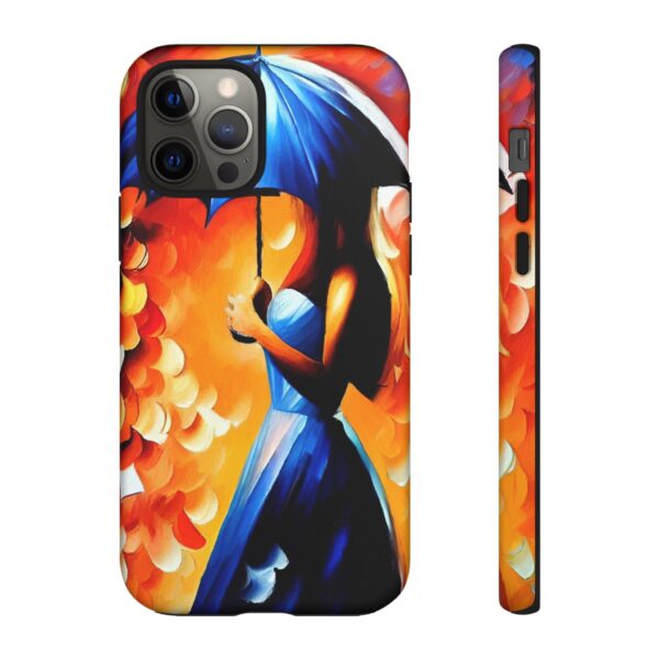 Rainbow Designs Woman With Umbrella On Tough Cases Custom Phone Case For iPhone and Samsung Series - Image 36