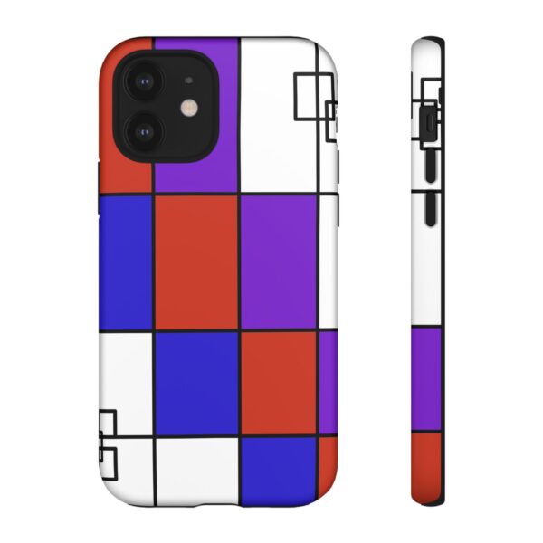 Rainbow Designs Mondrian Art On Tough Cases Custom Phone Cases For iPhone Google Pixel and Samsung Series - Image 34