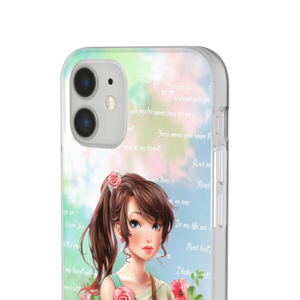 Girl With Flowers Flexi Cases for Samsung and iPhone - Image 72