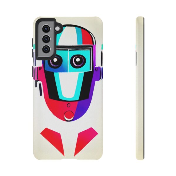 Rainbow Designs Robot On Tough Cases Custom Phone Cases For iPhone Google Pixel and Samsung Series - Image 61