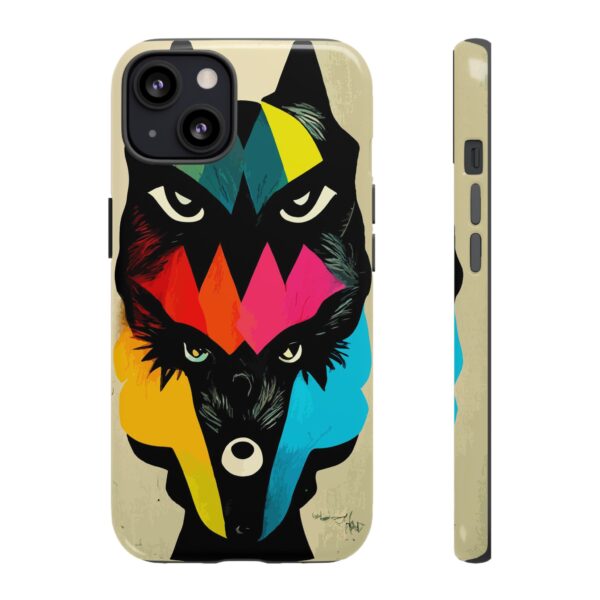 Rainbow Designs Wolf Head On Tough Cases Custom Phone Cases For iPhone Google Pixel and Samsung Series - Image 39