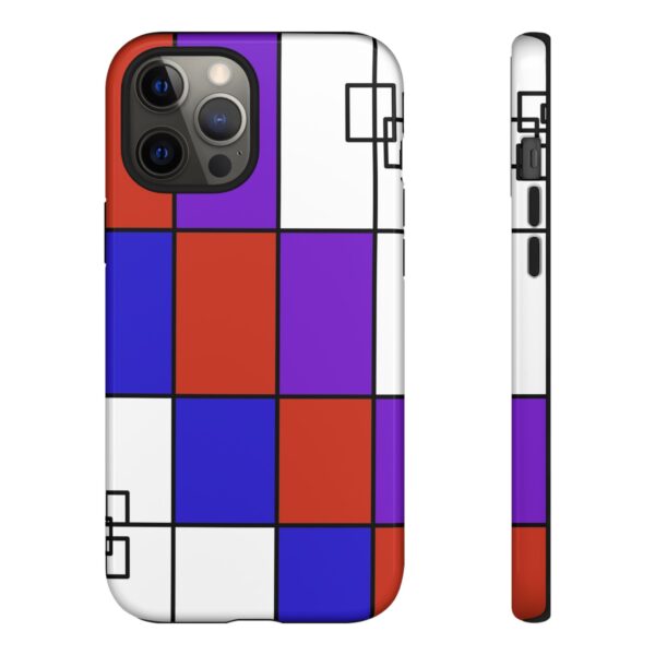 Rainbow Designs Mondrian Art On Tough Cases Custom Phone Cases For iPhone Google Pixel and Samsung Series - Image 37