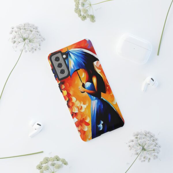 Rainbow Designs Woman With Umbrella On Tough Cases Custom Phone Case For iPhone and Samsung Series - Image 62