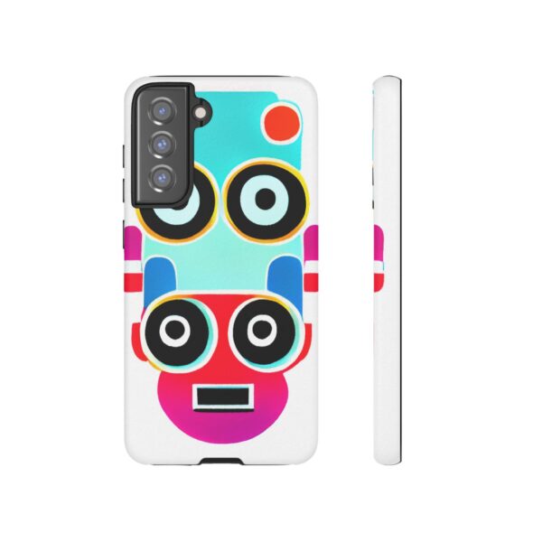 Rainbow Designs Robot On Tough Cases Custom Phone Cases For iPhone Google Pixel and Samsung Series - Image 81