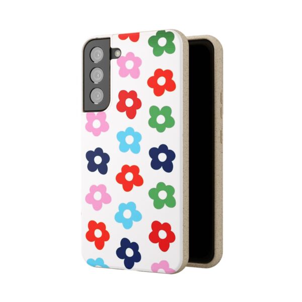 Modern Flower Pattern Biodegradable Cases 🌿🌼 For iPhone and Samsung! 📱🌿 - Image 154