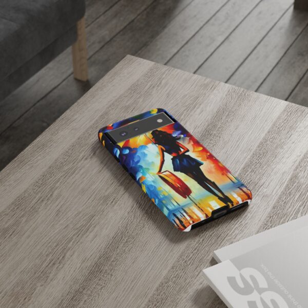 Rainbow Designs Woman With Umbrella On Tough Cases Custom Phone Case For iPhone and Samsung Series - Image 72