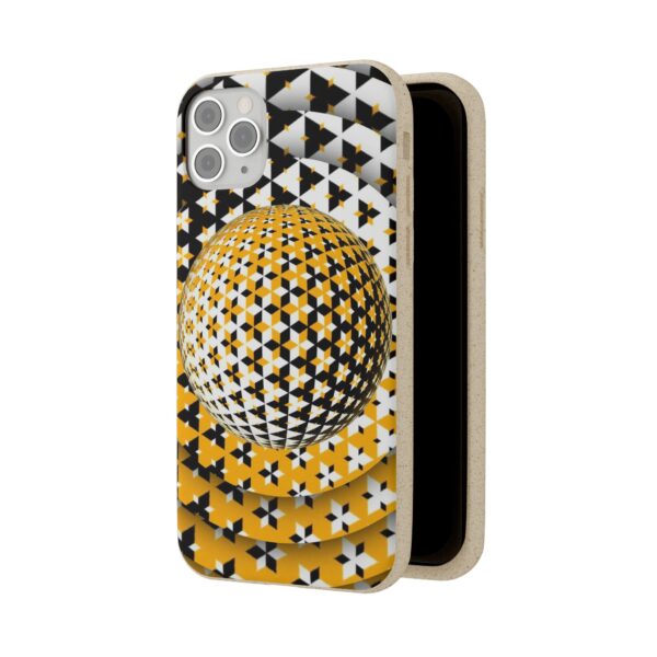 Yellow Gold Sphere Biodegradable Cases For iPhone and Samsung - Image 106