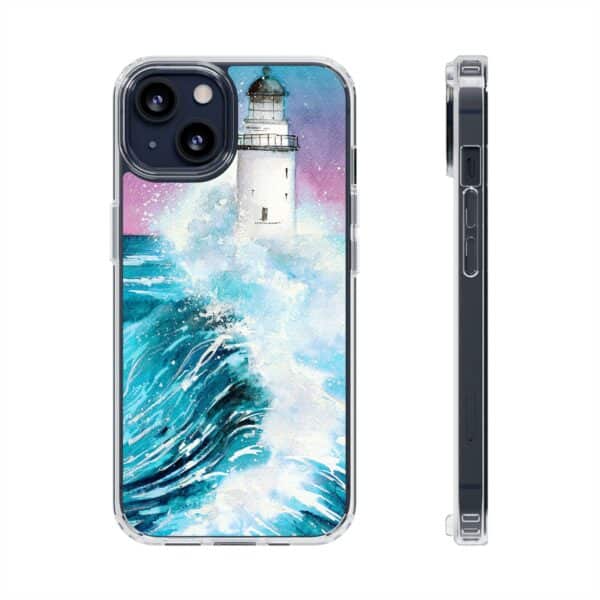 Crashing Waves Clear Case 🌊 for the enchanting iPhone 14! 📱✨