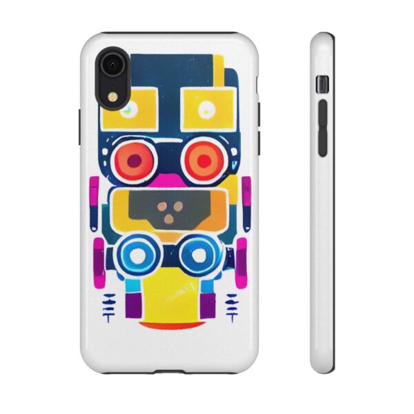 Rainbow Designs Robot On Tough Cases Custom Phone Cases For iPhone Google Pixel and Samsung Series - Image 7