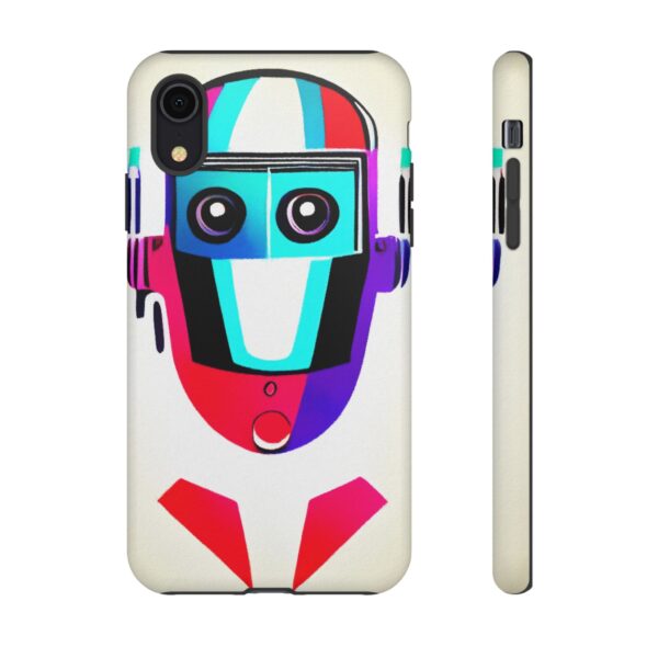 Rainbow Designs Robot On Tough Cases Custom Phone Cases For iPhone Google Pixel and Samsung Series - Image 8