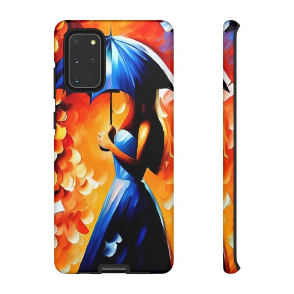 Rainbow Designs Woman With Umbrella On Tough Cases Custom Phone Case For iPhone and Samsung Series - Image 30