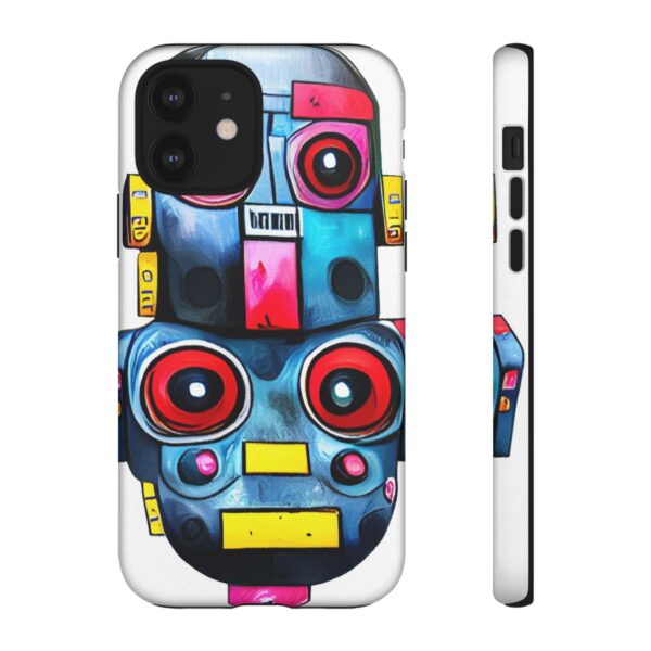 Rainbow Designs Robot On Tough Cases Custom Phone Cases For iPhone Google Pixel and Samsung Series - Image 34